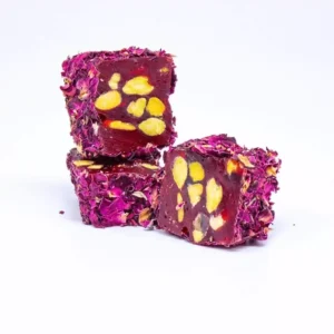 Loukoum roulé Noisette/Pétale de rose - 100 gr