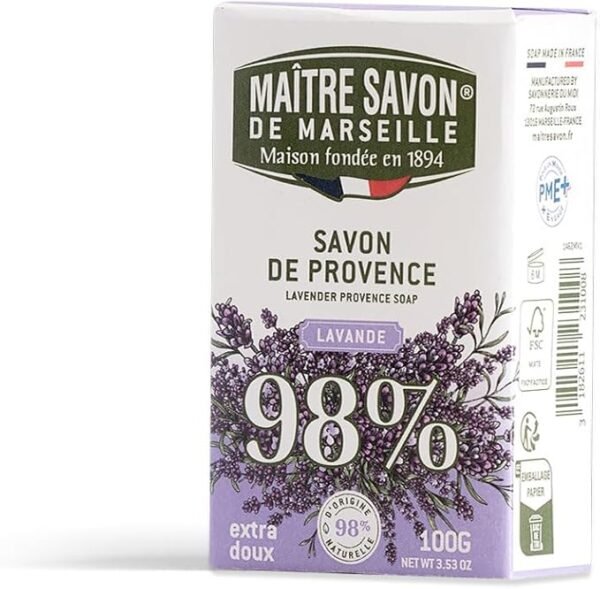 Savon de Provence  lavande 98pourcent